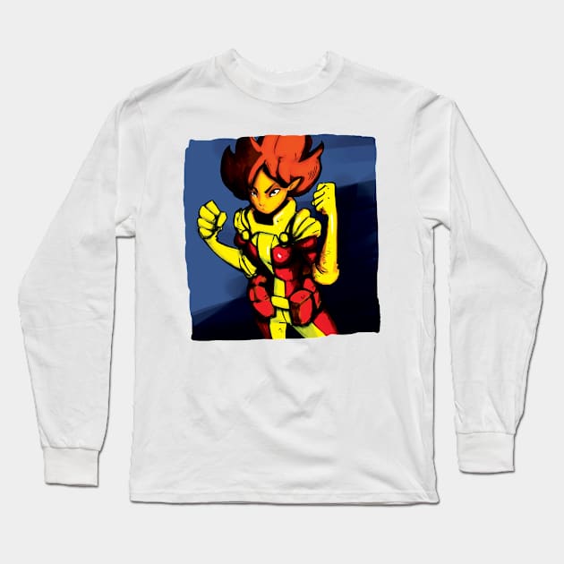 Hero Chips Long Sleeve T-Shirt by BaconBabyArt